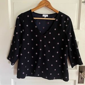 Claudine Pierrot 3/4 Sleeve Blouse - Size 36